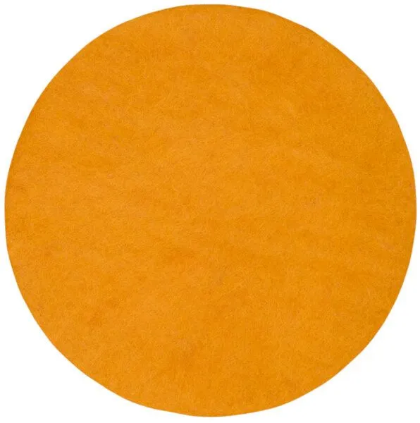 myfelt myfelt Flachfilz Sitzauflage (⌀ 36 cm, 36 x 36 cm), Ockergelb (risa), – Produktbild 1 von 4