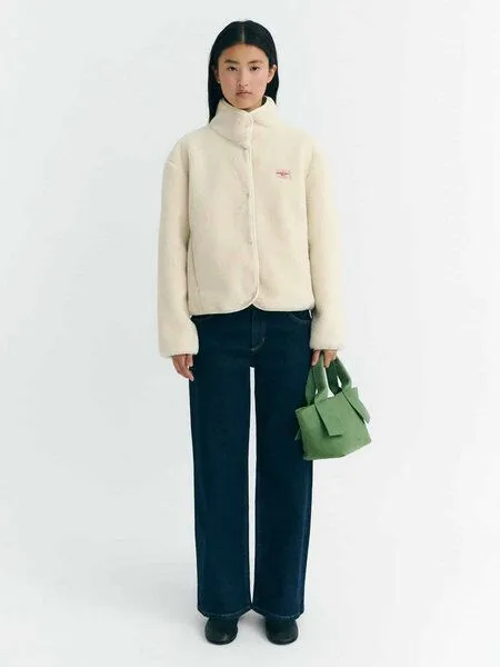 thinking mu thinking mu Damen Jacke - Kourtney Jacket, Ivory (beige), – Produktbild 2 von 4