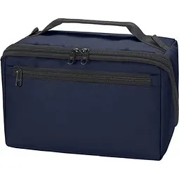 Halfar HALFAR® Reißverschluss-Tasche BOX, marine, Dunkelblau, – Produktbild 1 von 1