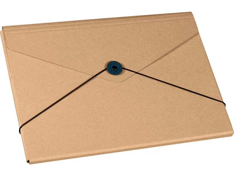 Memo Sammelmappe "Schmetterlinge", DIN A3 mit Gummizug, Einschlagklappen, Recyclingkarton – Produktbild 1 von 1