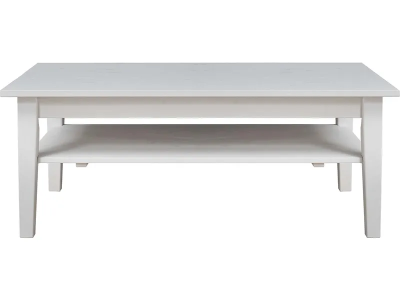 Couchtisch "Solvita" B 116 x T 70 x H 45 cm, Kiefer weiß – Produktbild 1 von 1
