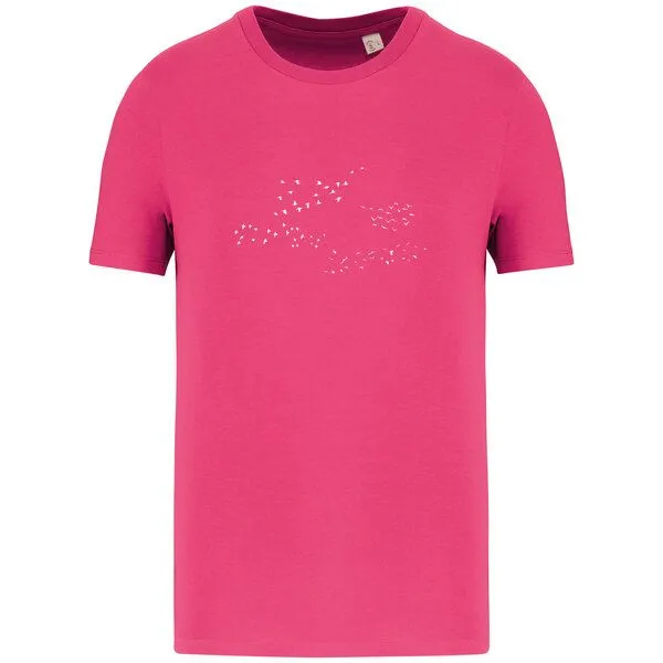 Greenspired Greenspired Basic Bio T-Shirt Skybirds Nr. 4 ( 155g/m²) XXS - 5 XL, Himbeere, – Produktbild 1 von 1