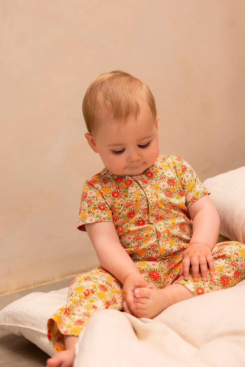 Noppies Baby Jumpsuit Millcreek, Orange, – Produktbild 2 von 3