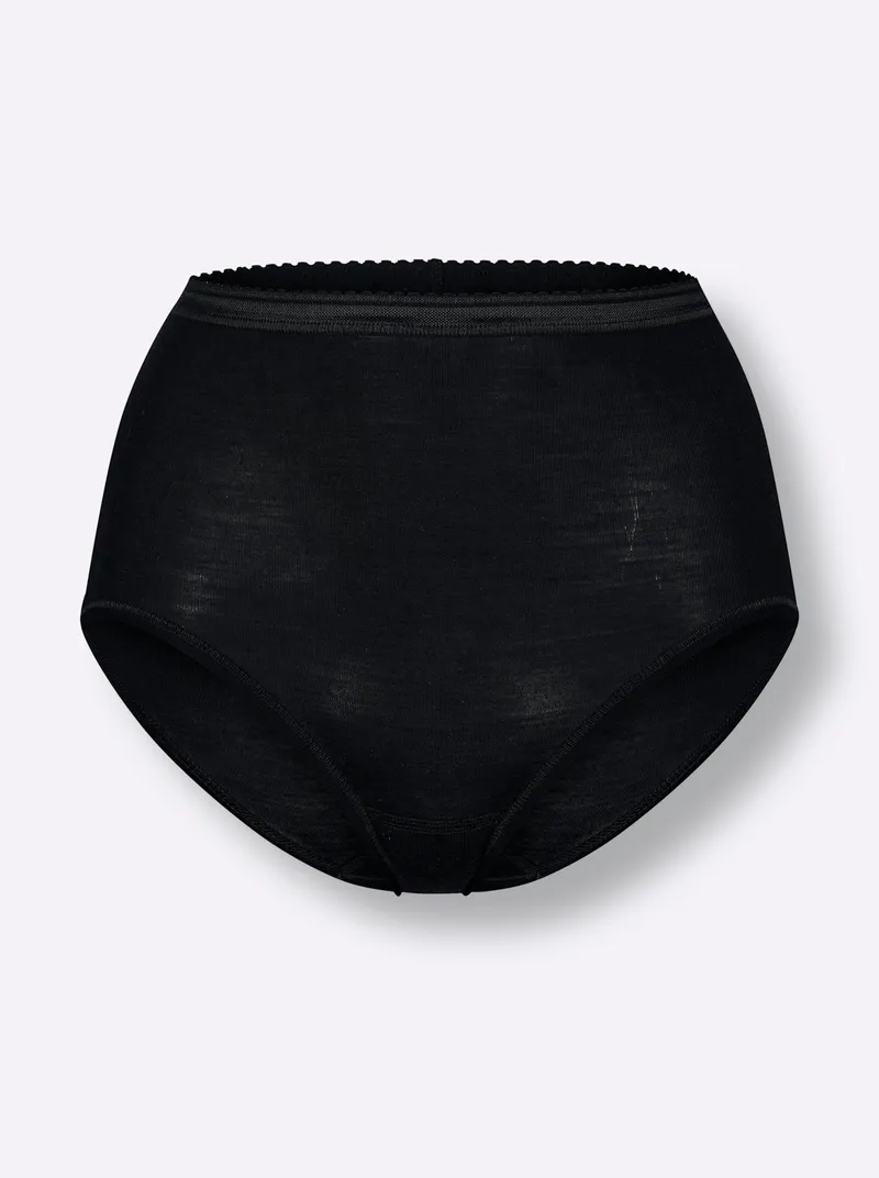 mey Mey Merino Taillenslip Unterhose "Exquisite", Schwarz, – Produktbild 4 von 4