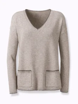 heine Pullover taupe-meliert – Produktbild 1 von 1