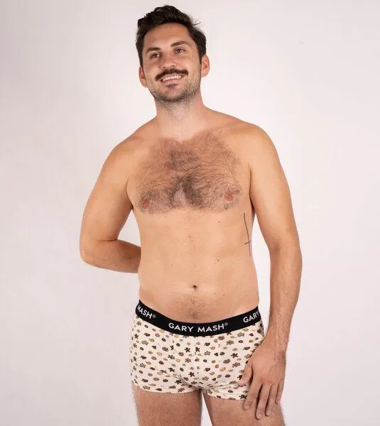 Gary Mash GARY MASH 2er-Set Bio Herren Boxerpanties, Hey sweetie, – Produktbild 4 von 5