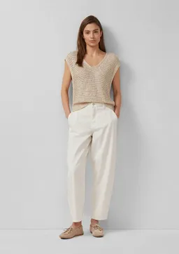 s.Oliver s.Oliver Regular-fit-Jeans Jeans-Hose Ankle-Jeans / Relaxed Fit / High Rise / Barrel Leg – Produktbild 1 von 1