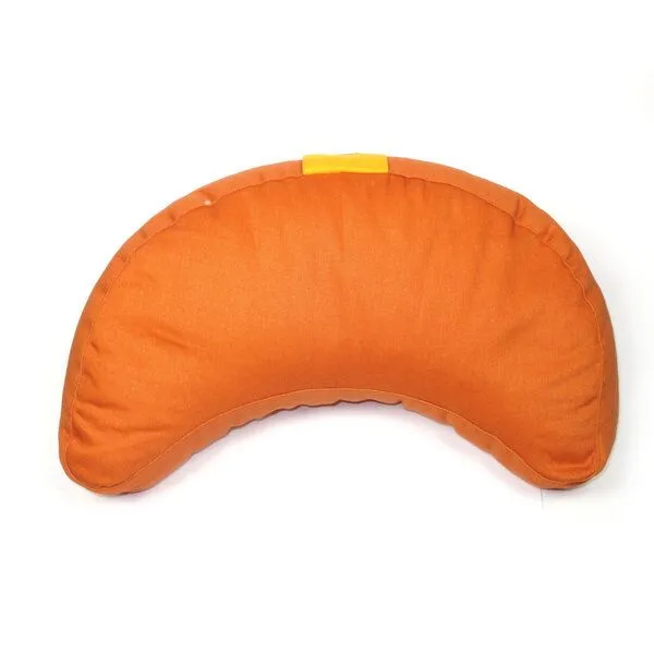 Just Be Just Be Chakra Meditations- und Yogakissen, Halbmond, Orange, – Produktbild 3 von 3