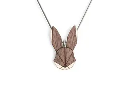 BeWooden BeWooden Halskette Hase | Kette mit Anhänger aus Holz – Produktbild 1 von 1