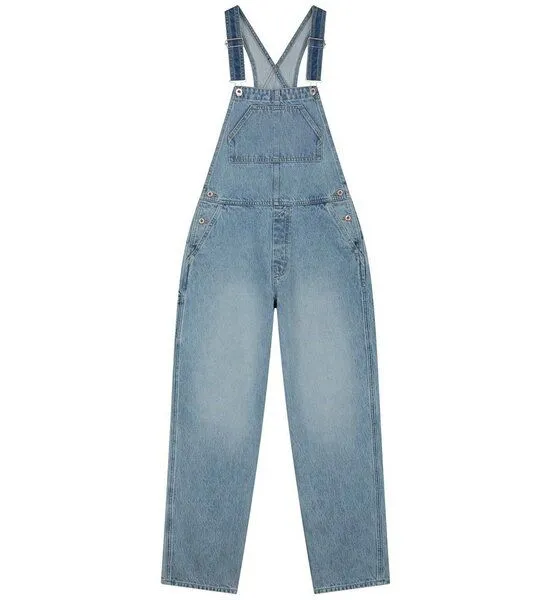 Kuyichi Kuyichi Latzhose Jonna Dungaree Light Denim – Produktbild 1 von 3