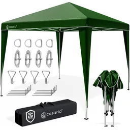 Casaria® Faltpavillon 3x3m Pop-Up Grün Schnellaufbau UV-Schutz 50+ wasserdicht stabil – Produktbild 1 von 1