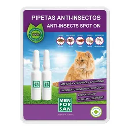 MENFORSAN MENFORSAN Anti-Insekten-Pipetten Katze 2Stück je 1,5 ml – Produktbild 1 von 1