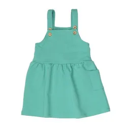 Walkiddy Kinder Trägerkleid GOTS zertifiziert, mintgrün „Green Spruce“, Bio-Baumwolle, weich – Walkiddy – Produktbild 1 von 1