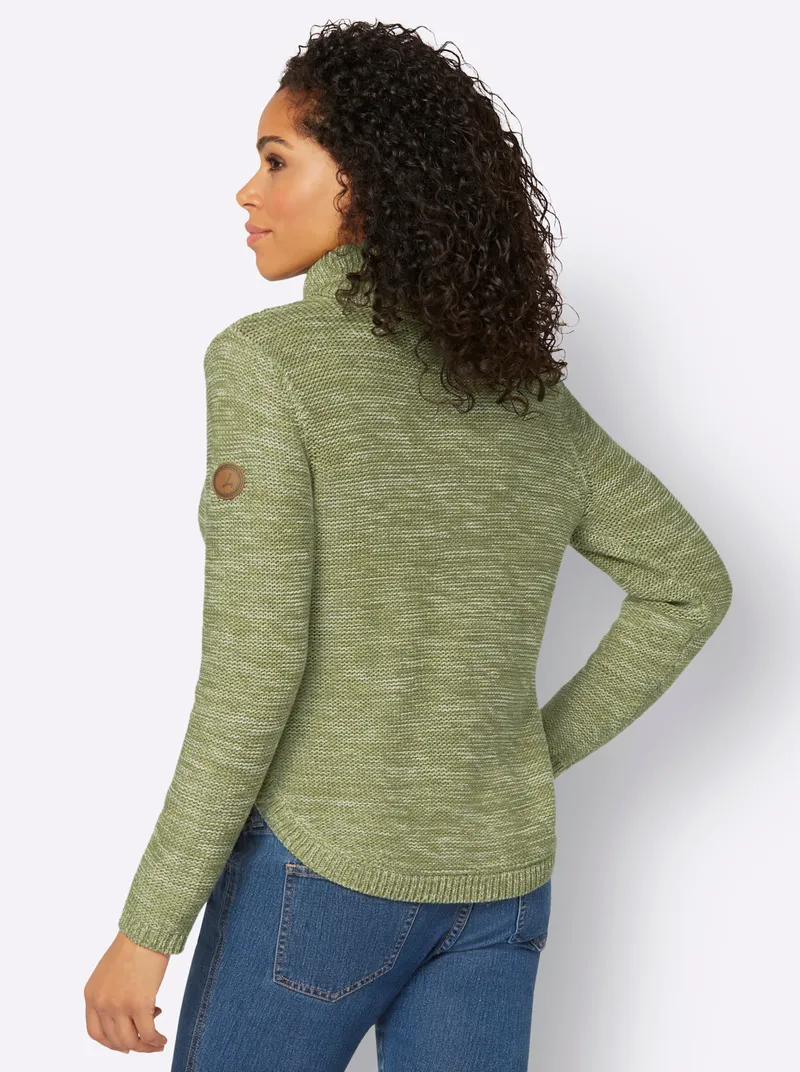 Witt Pullover schilf-meliert, Schilf-meliert, – Produktbild 2 von 2