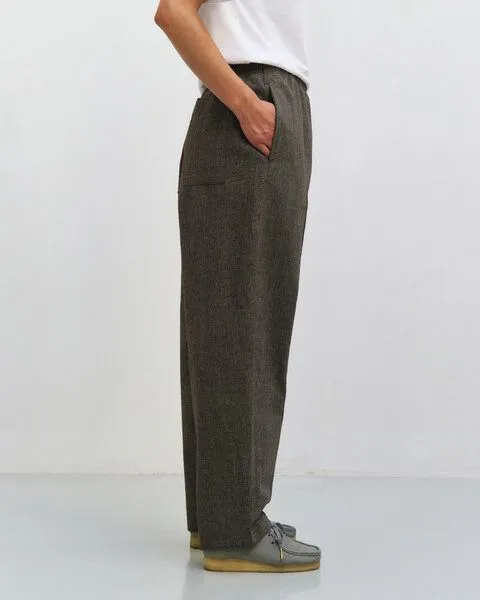 Rotholz Rotholz Weite Bundfaltenhose Bio Baumwolle, Braun, – Produktbild 3 von 8