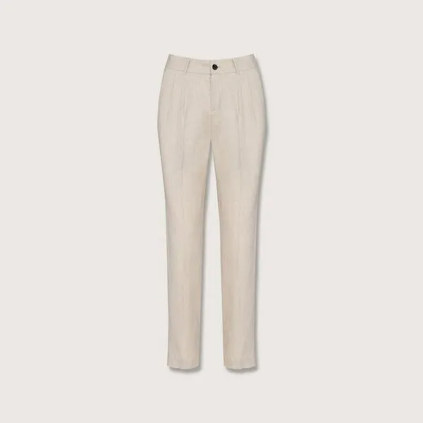 YTWOO YTWOO Damen Leinenhose, Linen sand, – Produktbild 2 von 4