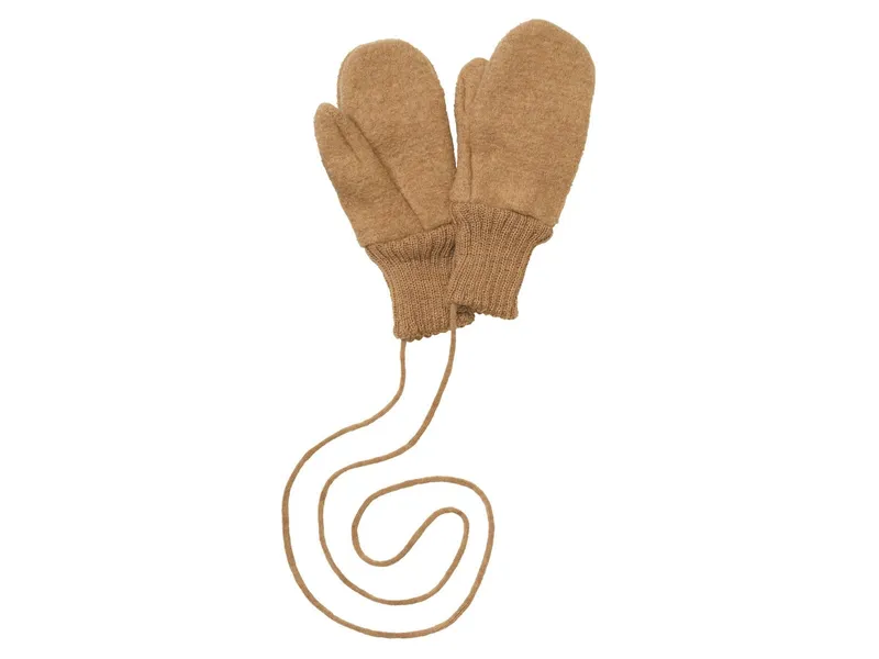 Disana Disana Kinder Handschuhe Bio-Merinowolle Walk karamell Gr.2 (2-3 Jahre), Braun, – Produktbild 1 von 1