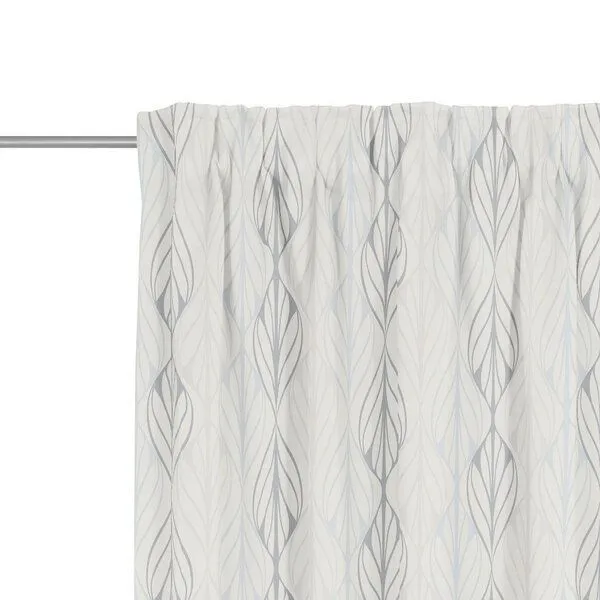 Nature by Adam Nature by Adam Vorhang aus Leinen und Bio-Baumwolle - Made in Germany - Wave, Hellgrau, – Produktbild 1 von 8
