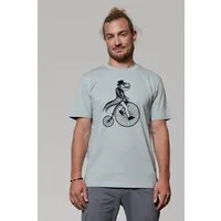 watapparel watapparel T-Shirt Unisex T-Rex auf Fahrrad – Produktbild 1 von 1