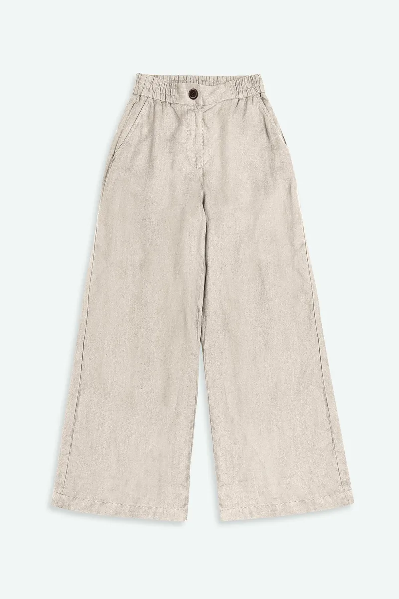 Kings Of Indigo Kings of Indigo Damen vegan Hose Lilian Beige, Beige, – Produktbild 1 von 1