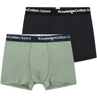 KnowledgeCotton Apparel KnowledgeCotton Apparel Unterhosen im 2er-Pack, Lily pad, – Produktbild 1 von 1