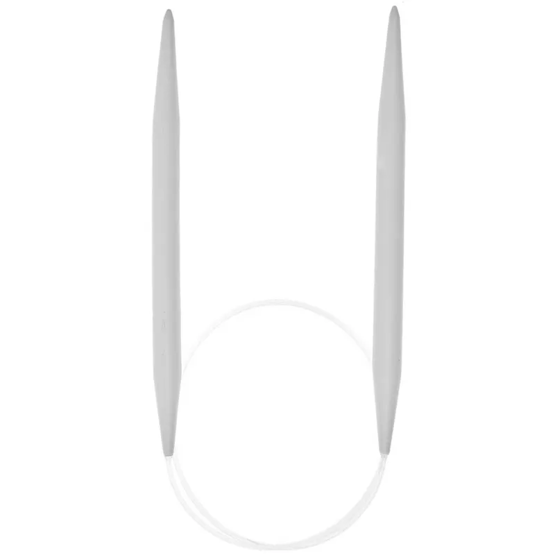 Wolle Rödel Wolle Rödel Rundstricknadel 9mm 60cm Acryl, Grau, – Produktbild 1 von 1