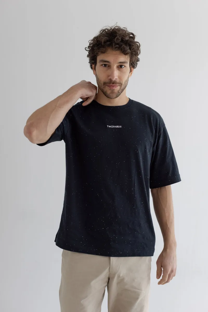 TWOTHIRDS TWOTHIRDS Herren vegan T-Shirt Tivua Schwarz, Schwarz, – Produktbild 1 von 2