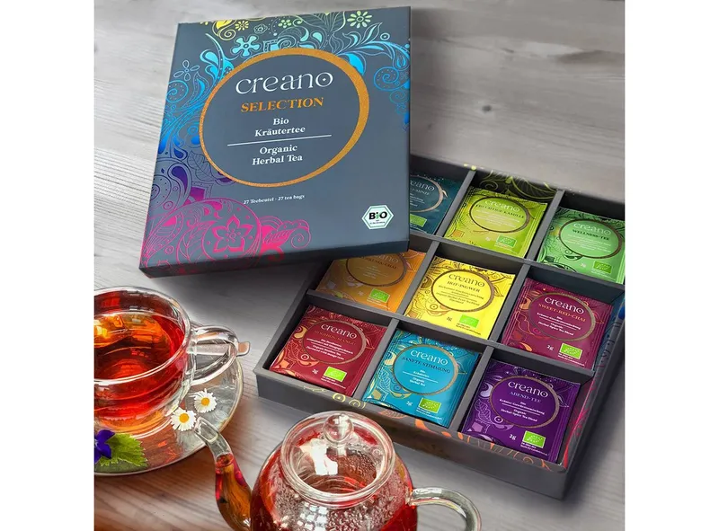 Creano Tee Bio Kräutertee Geschenkset 27 Bio-Teebeutel in 9 Sorten - 54g*, 1 x 27 St. – Produktbild 4 von 5