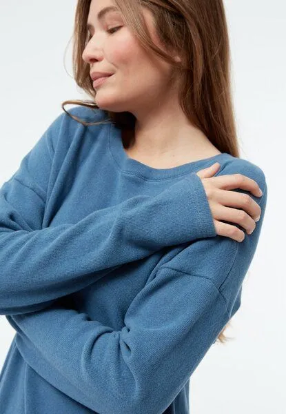Givn Berlin Givn Berlin Kleid GBJOSEFFA relaxed Fit aus recycelter Baumwolle, Distant blue, – Produktbild 3 von 4