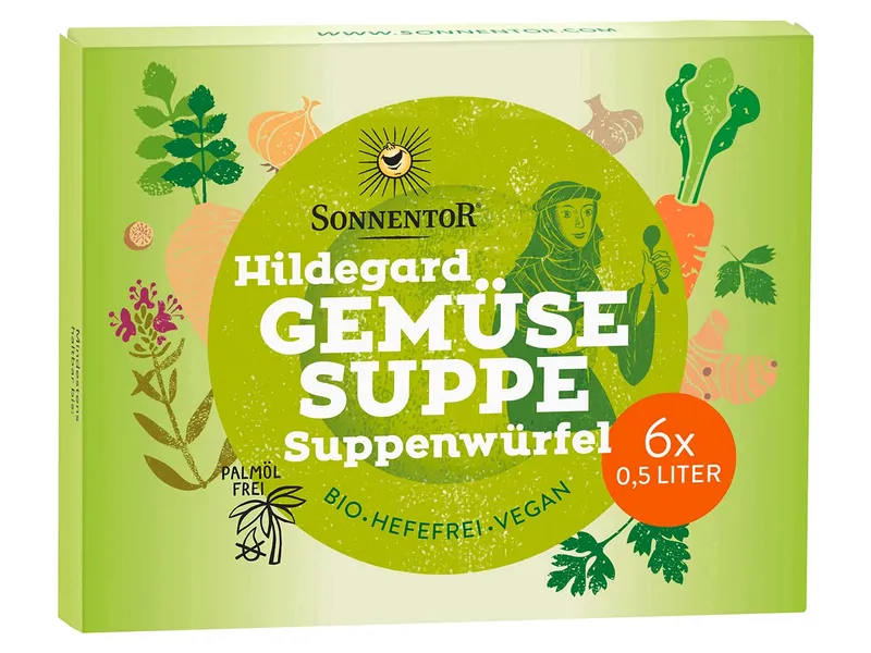 SONNENTOR SONNENTOR Bio-Suppenwürfel "Hildegard", 60 g – Produktbild 1 von 1