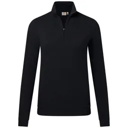HAKRO HAKRO Zip-Longsleeve Piquè ECO #335 Gr. 4XL schwarz – Produktbild 1 von 1