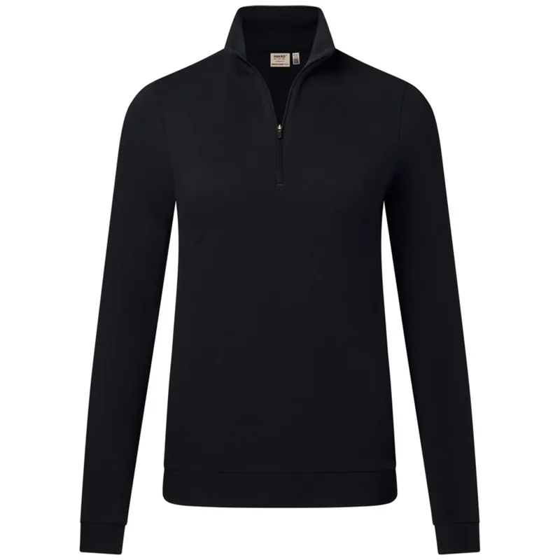 HAKRO HAKRO Zip-Longsleeve Piquè ECO #335 Gr. 5XL schwarz – Produktbild 1 von 1