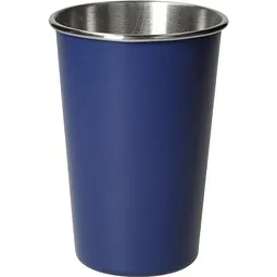 elasto elasto Edelstahl Becher 500 ml 'Metallo', Blau, – Produktbild 5 von 5