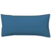Schlafgut Schlafgut Kissenbezug Knitted Jersey - 95% Biobaumwolle, 5% Elasthan - uni, Blue mid, – Produktbild 1 von 1