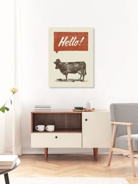 Photocircle Photocircle Poster / Leinwandbild - Hello ! – Produktbild 3 von 4