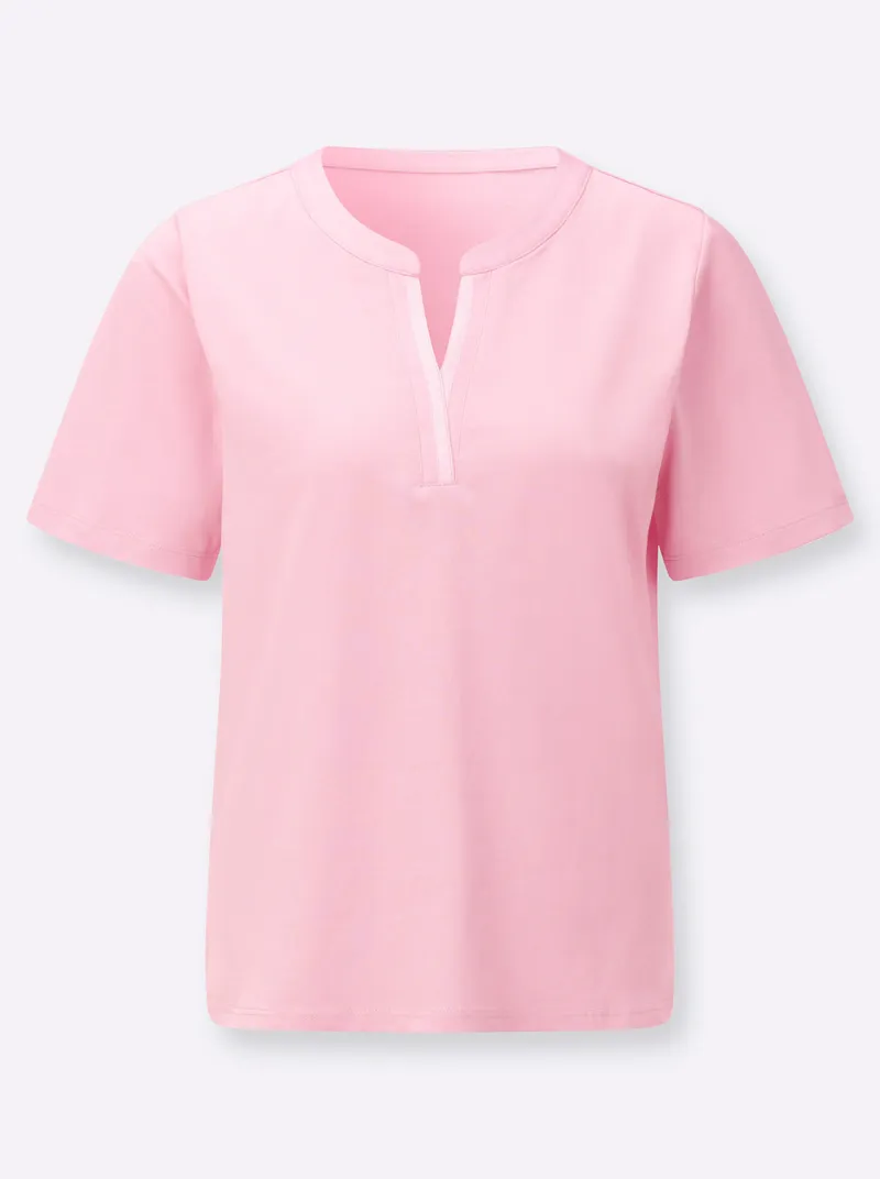 Witt Kurzarmshirt rosé, Rosé, – Produktbild 1 von 2