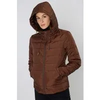 THOKKTHOKK ThokkThokk Damen vegan Jacke Classic Deep Mahagoni Braun – Produktbild 1 von 1