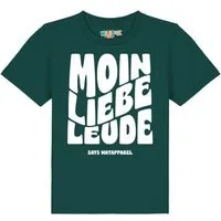 watabout kids watabout.kids T-Shirt Kinder Moin liebe Leude, Glazed green, – Produktbild 1 von 1
