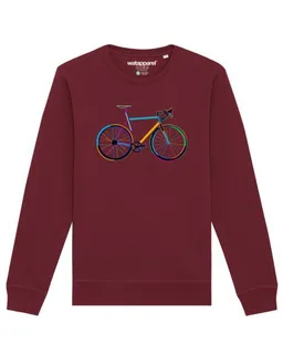 watapparel watapparel Sweatshirt Unisex Fahrrad by night – Produktbild 1 von 1
