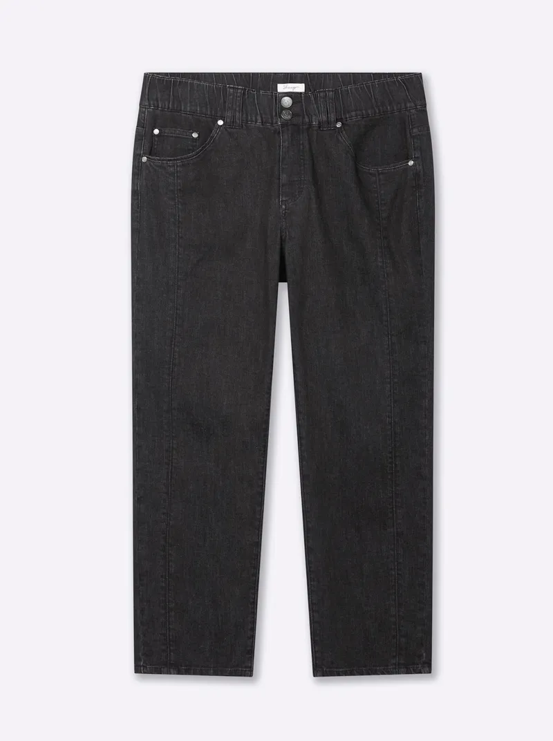 sheego Jeans black denim, Black denim, – Produktbild 1 von 2