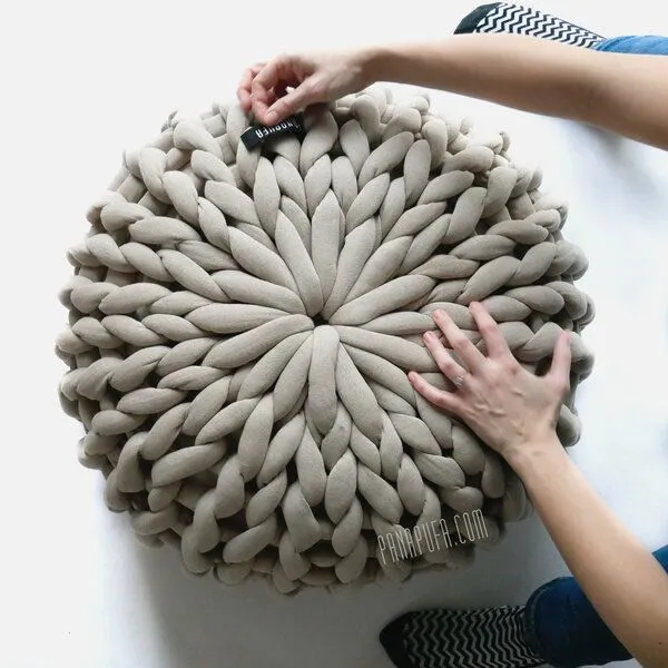 PANAPUFA PANAPUFA Sitzpouf Big Cotton, Beige, – Produktbild 2 von 2