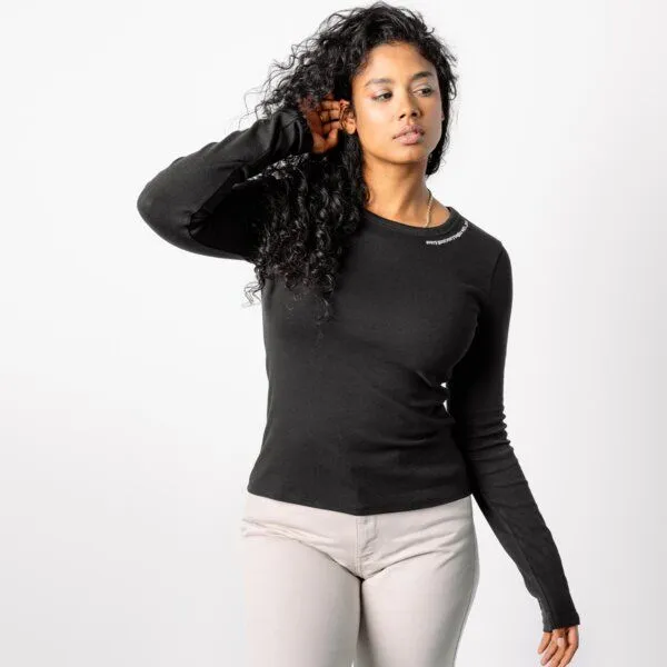 trueStory trueStory Langarm-Shirt - GEETA, Black (schwarz), – Produktbild 1 von 4