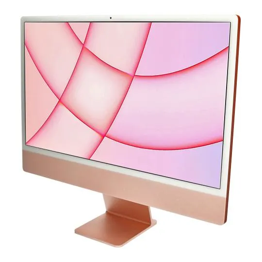 Apple Apple iMac 24" 4.5K Display (2021) M1 512 GB SSD 8 GB rosé, Rosa, – Produktbild 1 von 2