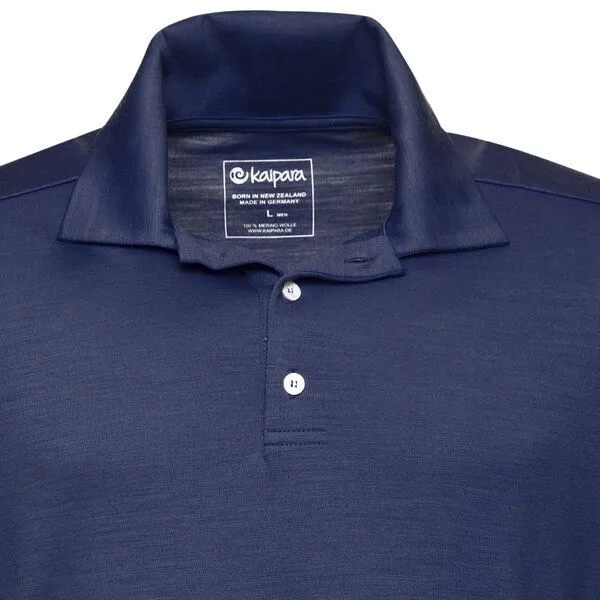 Kaipara - Merino Sportswear Kaipara - Merino Sportswear URBAN Merino Poloshirt Herren Kurzarm Regular 200, Navy, – Produktbild 2 von 2