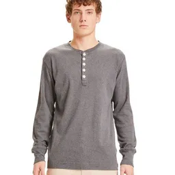 KnowledgeCotton Apparel KnowledgeCotton Apparel Henley – Produktbild 1 von 1