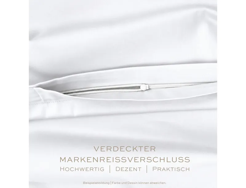 APELT Bettwäsche Paradise, Satin (Bio-Baumwolle), 2 teilig, Bettwäsche-Set mit Reißverschluss, Baumwoll-Satin, Digitaldruck, Bunt, – Produktbild 4 von 5