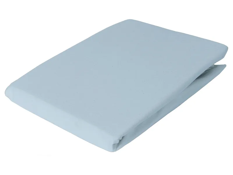HANS NATUR HANS NATUR Spannbettlaken Bio-Baumwolle 40-50 cm x 70-80 cm, Blau, – Produktbild 2 von 2