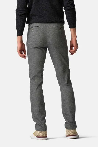 Meyer MEYER ACTIVE - JERSEY LOOK Chino, Grau (mittelgrau), – Produktbild 3 von 4