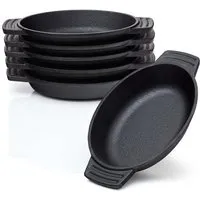 BBQ Nerd BBQ Nerd Servierpfännchen aus Gusseisen im 6er Set – Produktbild 1 von 1