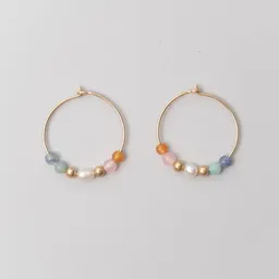 fejn jewelry fejn jewelry Ohrringe 'summer pearl' mit Süsswasserperlen und Halbedelsteine – Produktbild 1 von 1